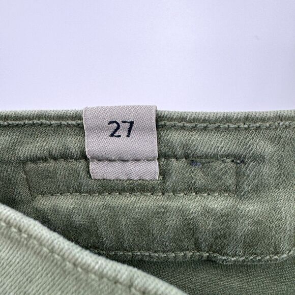 CITIZENS OF HUMANITY Green Rocket Crop Stretch High Rise Skinny Jeans Pants 27 - Picture 7 of 9